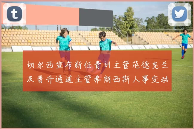 切尔西宣布新任青训主管范德克兰及晋升通道主管弗朗西斯人事变动
